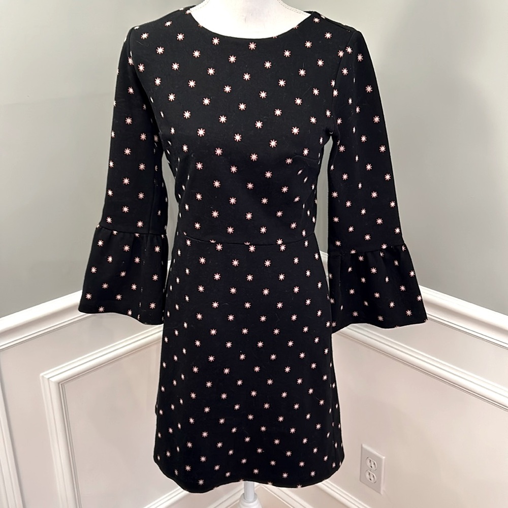 Black and Flowy Loft Dress